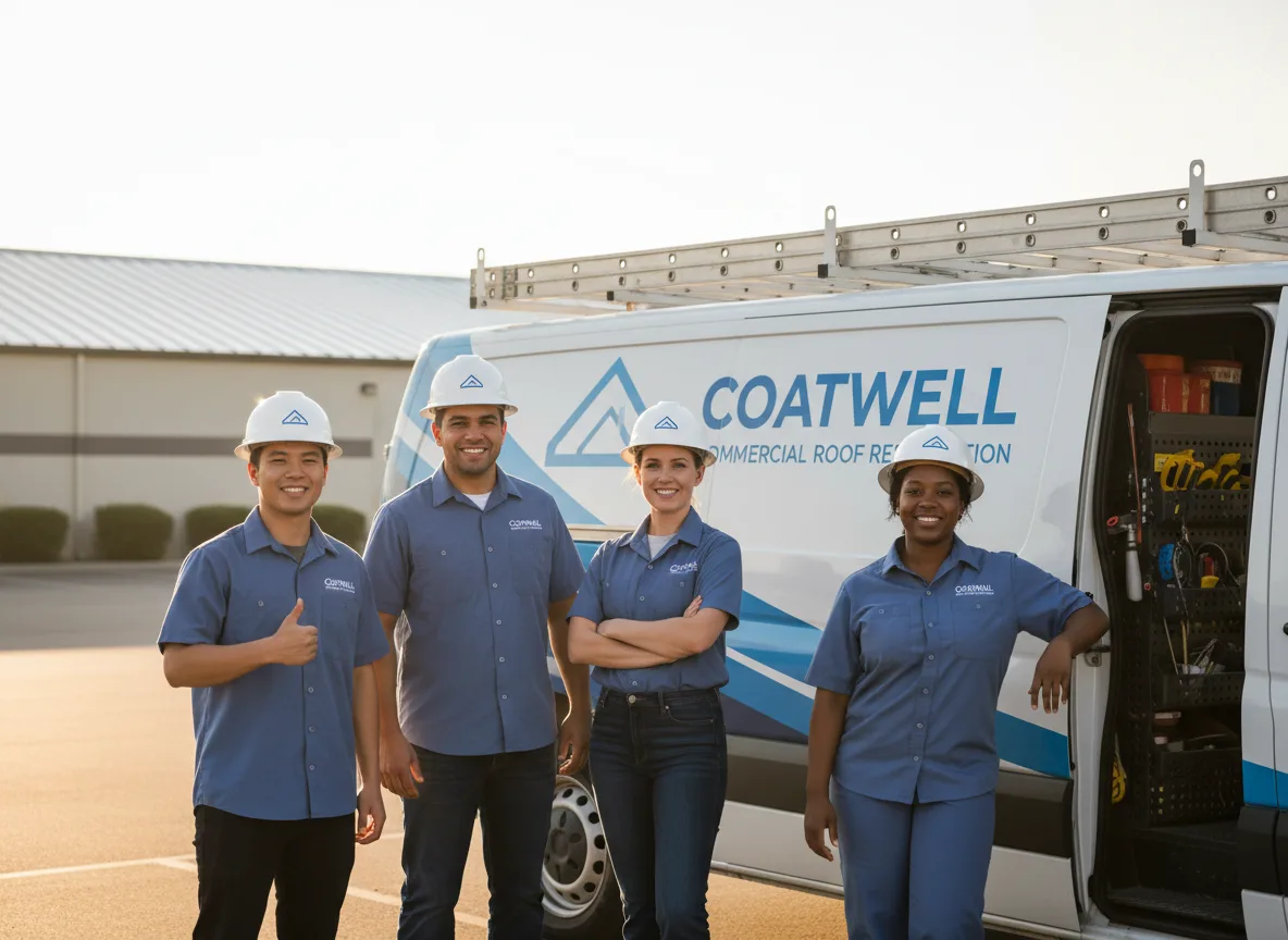 Commercial roof coating company in Mccausland, IA